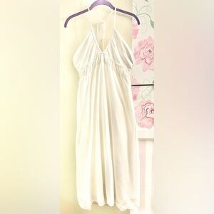 Pink Lily White Maxi Dress                                         SIZE MEDIUM
